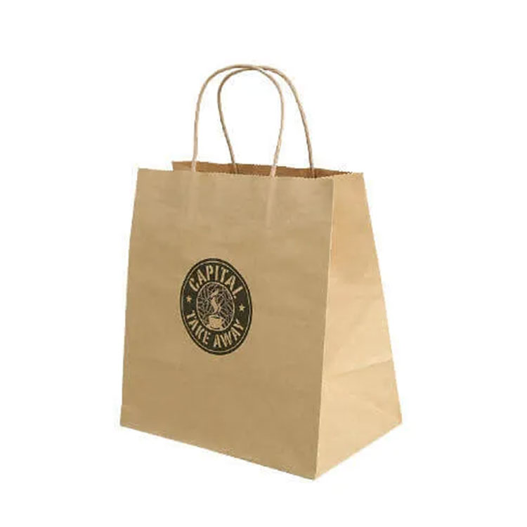 Pungi de hârtie tipărite personalizate cu logo